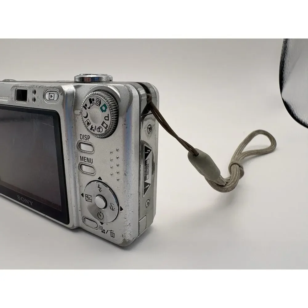 Sony Cyber-shot Digital Camera DSC-W55 7.2MP Silver 3x Zoom
